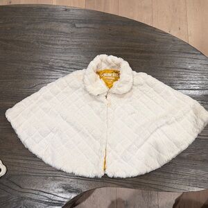HOLIDAY READY! Faux Fur cape Genuine kids from Oshkosh 
12M